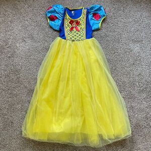 Trish Scully Child Snow White Dress Costume Disney Halloween Girls Size 10